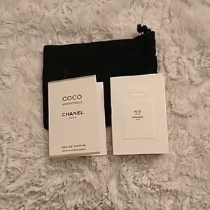Chanel Samples Set In Chanel Black Bag